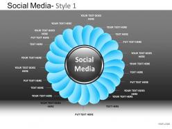 Social media 1 powerpoint presentation slides db