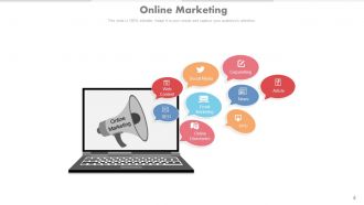 Social media focused online marketing powerpoint presentation with slides