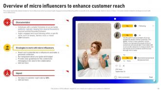 Social Media Influencer Marketing Strategy CD V Slides Attractive