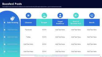 Social Media Marketing Pitch Presentation Ppt Template