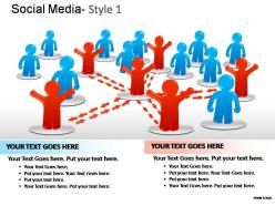 Social media style 1 powerpoint presentation slides