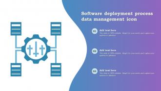 Software Deployment Process Data Management Icon