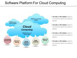 Software platform for cloud computing powerpoint images