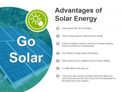 Solar Energy Introduction Powerpoint Presentation Slides