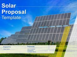 Solar Proposal Template Powerpoint Presentation Slides