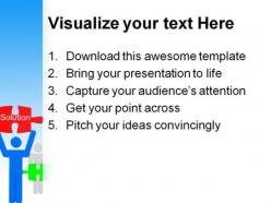 Solution business powerpoint backgrounds and templates 1210