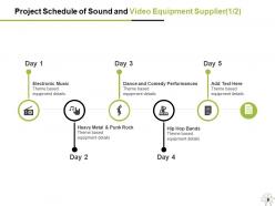 Sound And Video Equipment Supplier Proposal Powerpoint Presentation Slides