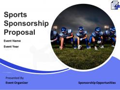 Sports sponsorship proposal powerpoint presentation slides