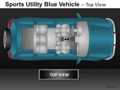 Sports vehicle top view powerpoint presentation slides db