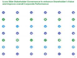 Stakeholder governance to enhance shareholders value and improve overall corporate performance complete deck