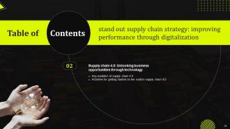 Stand Out Supply Chain Strategy Improving Performance Through Digitalization Complete Deck Strategy CD