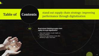 Stand Out Supply Chain Strategy Improving Performance Through Digitalization Complete Deck Strategy CD