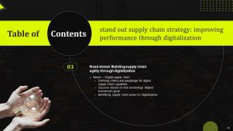 Stand Out Supply Chain Strategy Improving Performance Through Digitalization Complete Deck Strategy CD