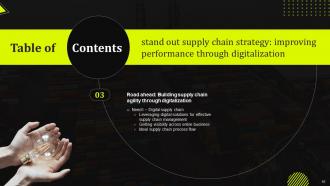 Stand Out Supply Chain Strategy Improving Performance Through Digitalization Complete Deck Strategy CD