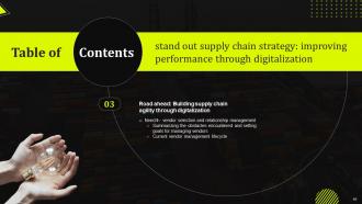 Stand Out Supply Chain Strategy Improving Performance Through Digitalization Complete Deck Strategy CD