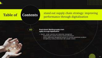 Stand Out Supply Chain Strategy Improving Performance Through Digitalization Complete Deck Strategy CD