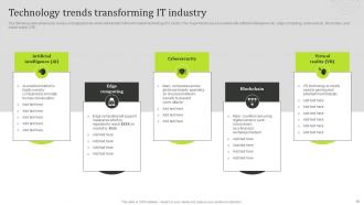 State Of The Information Technology Industry Detailed Market Analysis Complete Deck MKT CD V Attractive Good