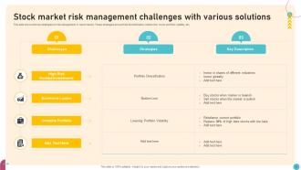 Stock Market Risk Powerpoint Ppt Template Bundles Pre-designed Professional