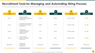 Strategic Action Plan To Improve Recruitment Process Powerpoint Presentation Slides