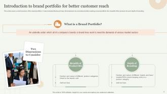 Strategic Approach Toward Optimizing Brand Portfolio Branding CD V