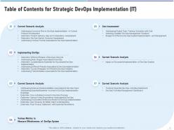 Strategic devops implementation it powerpoint presentation slides