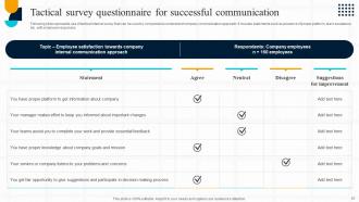 Strategic Guide For Effective Internal Business Communication Powerpoint Presentation Slides Engaging Colorful