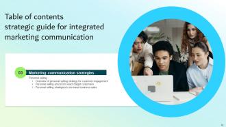 Strategic Guide For Integrated Marketing Communication Powerpoint Presentation Slides Visual Graphical