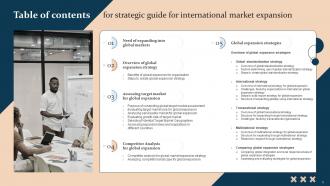 Strategic Guide For International Market Expansion Strategy CD V