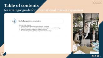 Strategic Guide For International Market Expansion Strategy CD V