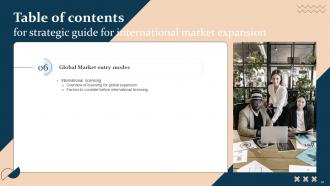 Strategic Guide For International Market Expansion Strategy CD V