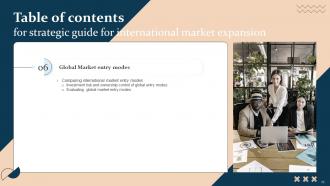 Strategic Guide For International Market Expansion Strategy CD V