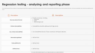 Strategic Implementation Of Regression Testing Powerpoint Presentation Slides Customizable Professional