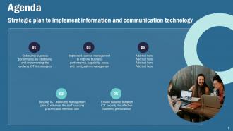 Strategic Plan To Implement Information And Communication Technology Complete Deck Strategy CD V Visual Captivating