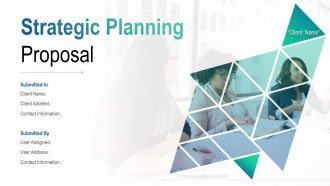 Strategic planning proposal powerpoint presentation slides