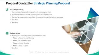 Strategic planning proposal powerpoint presentation slides