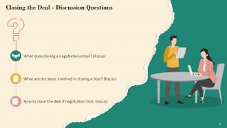 Strategies For Closing The Deal In Negotiation Training Ppt