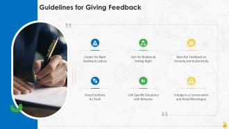 Strategies For Delivering Effective Feedback Training Ppt Image Informative