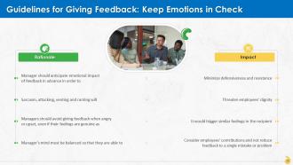 Strategies For Delivering Effective Feedback Training Ppt Unique Informative