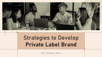 Strategies To Develop Private Label Brand Branding CD V