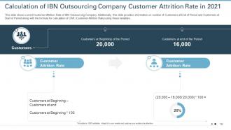 Strategies to improve customer attrition rate in an outsourcing company case competition complete deck