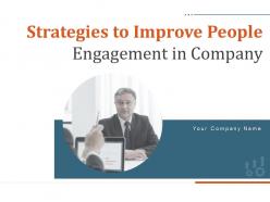 Strategies to improve people engagement in company powerpoint presentation slides