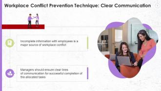 Strategies To Manage Workplace Conflict Training Ppt