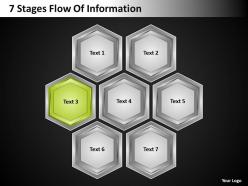 Strategy 7 stages flow of information powerpoint templates ppt backgrounds for slides