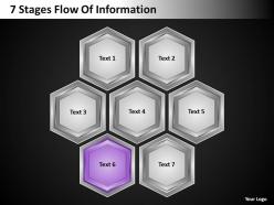 Strategy 7 stages flow of information powerpoint templates ppt backgrounds for slides