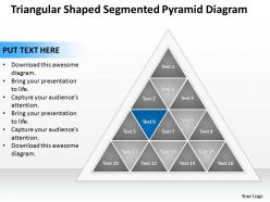 Strategy consulting business pyramid diagram powerpoint templates ppt backgrounds for slides 16 stages 0530