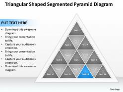 Strategy consulting business pyramid diagram powerpoint templates ppt backgrounds for slides 16 stages 0530