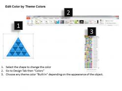 Strategy consulting business pyramid diagram powerpoint templates ppt backgrounds for slides 16 stages 0530