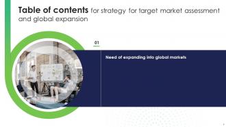 Strategy For Target Market Assessment And Global Expansion Strategy CD