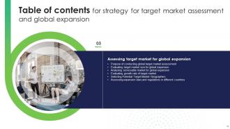 Strategy For Target Market Assessment And Global Expansion Strategy CD