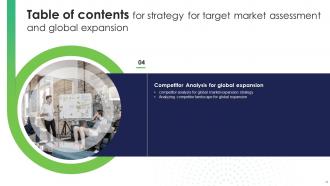 Strategy For Target Market Assessment And Global Expansion Strategy CD